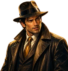 Fedora Detective Better Call Saul card template