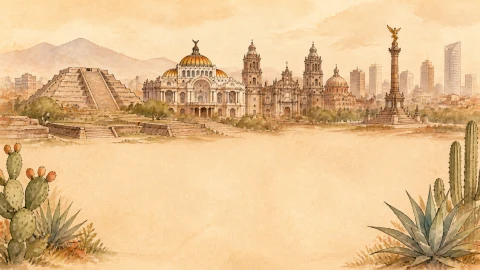 CDMX Postcard Better Call Saul card template
