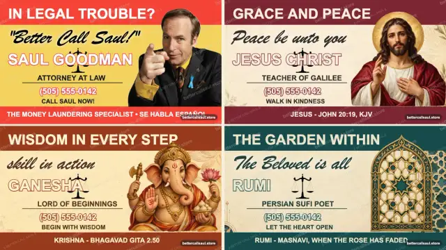 Example made with the Card templates on bettercallsaul.site