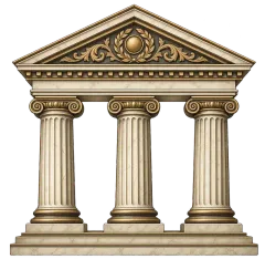 Courthouse Columns Better Call Saul card template