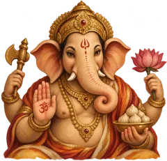 Ganesha Blessing Better Call Saul card template